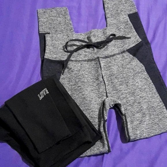 PINK Victoria's Secret Pants - COPY - VS PINK Leggings bundle of 2